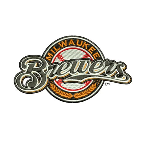 Milwaukee Brewers logo machine embroidery design – SVG Shop