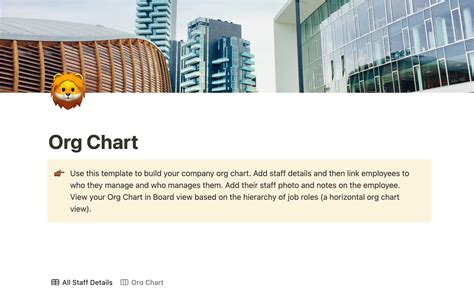 Best Org Chart Templates from Notion