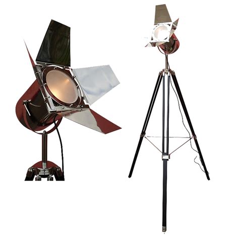 Studio Standing Lamp - Metal | Wooden tripod floor lamp, Tripod floor lamps, Vintage floor lamp