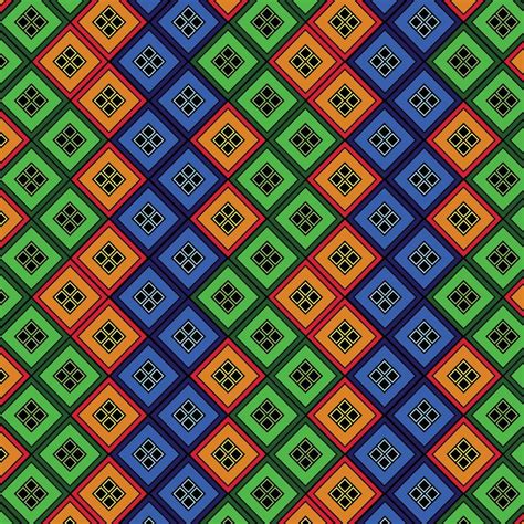 Multicolor Traditional Carving Seamless Pattern, Toraja Tribe Motif ...