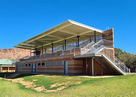 Albrecht Oval Grandstand — Susan Dugdale & Associates