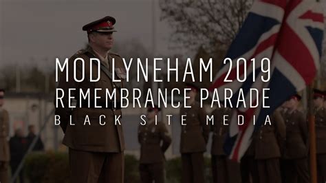 MOD Lyneham 2019 Remembrance Sunday Parade - British Army - YouTube