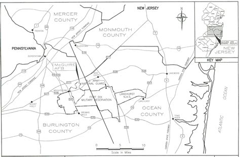 McGuire – Lakehurst – Fort Dix Map - Protecting the New Jersey Pinelands and Pine Barrens ...