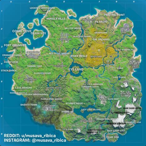 All Fortnite Chapter 2 locations and landmarks revealed - Fortnite INTEL