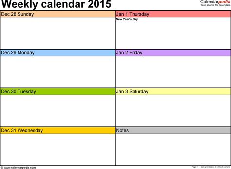 Weekly Schedule Maker – task list templates