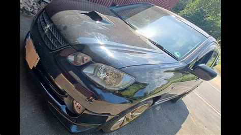 Mitsubishi Airtrek Turbo R Ralliart 4g63t start up loud exhaust and ...