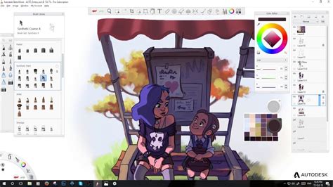 Autodesk SketchBook Pro Demo with Jenny Harder | Sketch book, Autodesk sketchbook tutorial ...