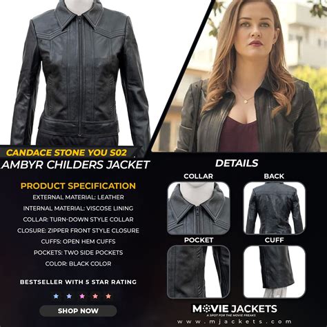 Candace Stone You Season 2 Jacket | Ambyr Childers