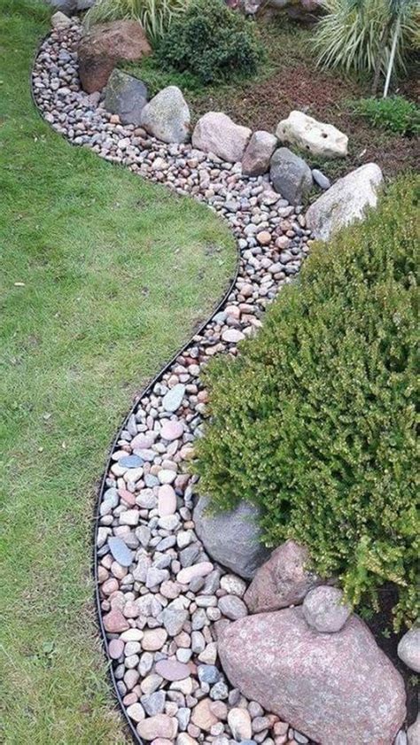 20+ Marvelous Garden Border Ideas To Dress Up Your Landscape Edging | Rock garden landscaping ...