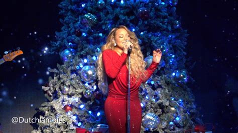 MARIAH CAREY - Oh Holy Night - LIVE - @Madison Square Garden 2019 - YouTube