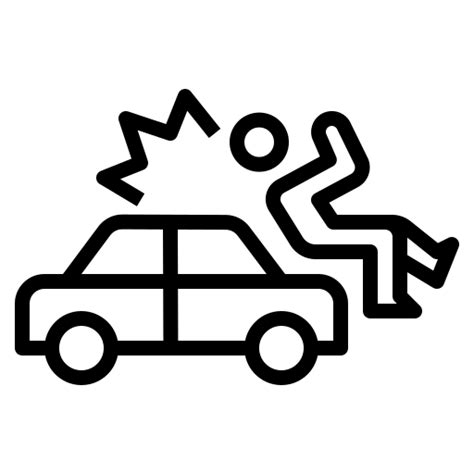 Car accident Aphiradee (monkik) Lineal icon