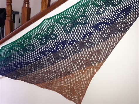 Shawl "Butterfly" Crochet Pattern