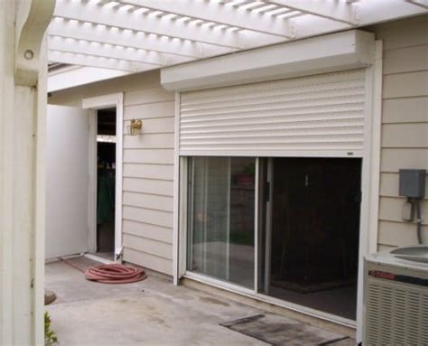 Sliding Glass door shutters - Southern California Rolling Shutters | (800) 818-7006