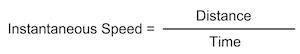 Instantaneous Speed | Definition, Formula & Examples - Lesson | Study.com