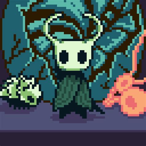 64x64 pixel art by me :) : r/HollowKnight