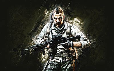 Download wallpapers Soap MacTavish, Call of Duty, green stone ...