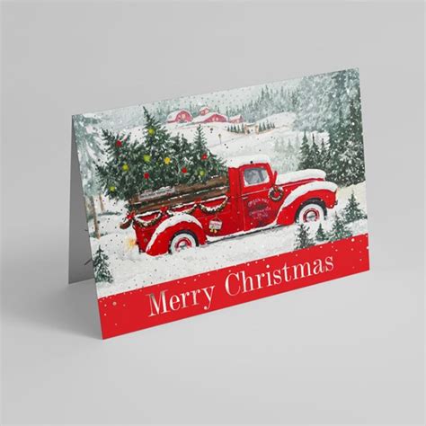 Holiday Town Christmas Card by Brookhollow