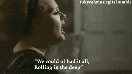 Rolling In The Deep Adele GIF - Find & Share on GIPHY