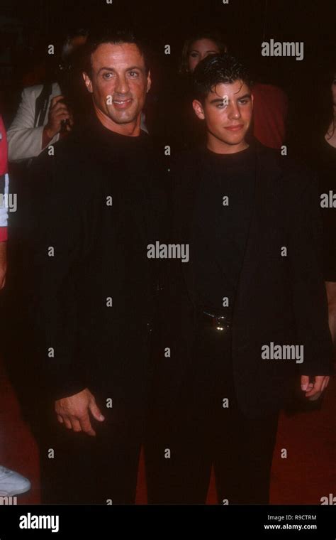 HOLLYWOOD, CA - MAY 26: Actor Sylvester Stallone and son actor Sage ...