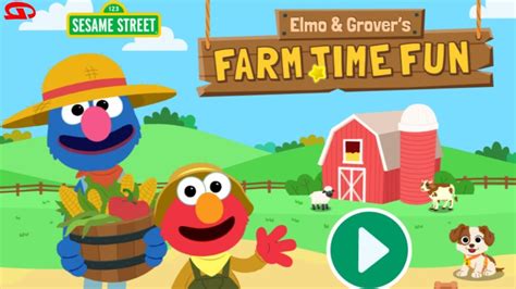 Sesame Street | Elmo & Grover's | Farm Time Fun - YouTube