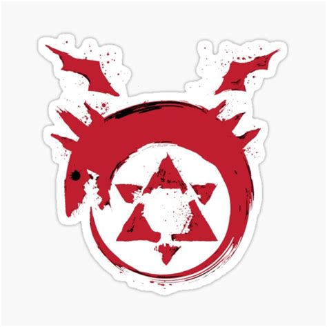 "Homunculus Symbol Tattoo Logo Fullmetal Alchemist Brotherhood Anime Manga design Sticker| Gift ...