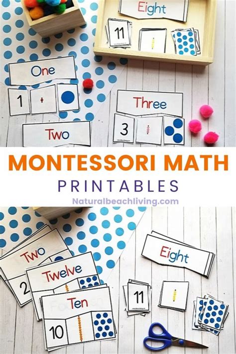 Montessori Math Activities for Preschool and Kindergarten - Natural Beach Living