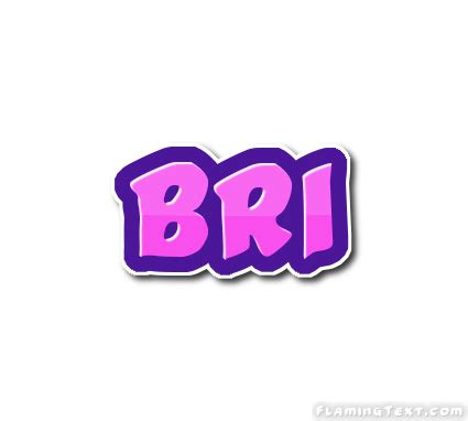 Bri Logo | Free Name Design Tool from Flaming Text