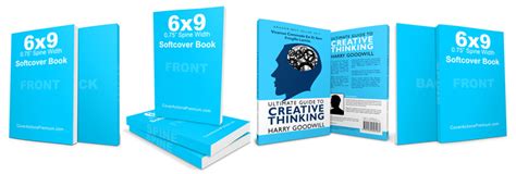 6x9 Paperback Book Mockup | Cover Actions Premium | Mockup PSD Template