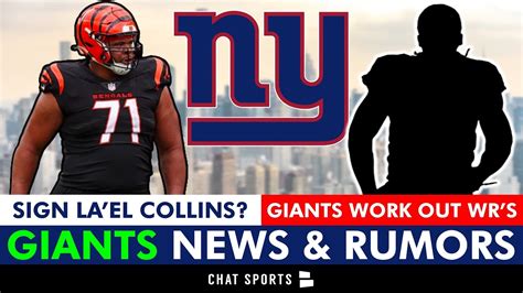 NY Giants Rumors: Sign La’El Collins? + Giants Workout 2 Veteran Wide Receivers | Giants News ...