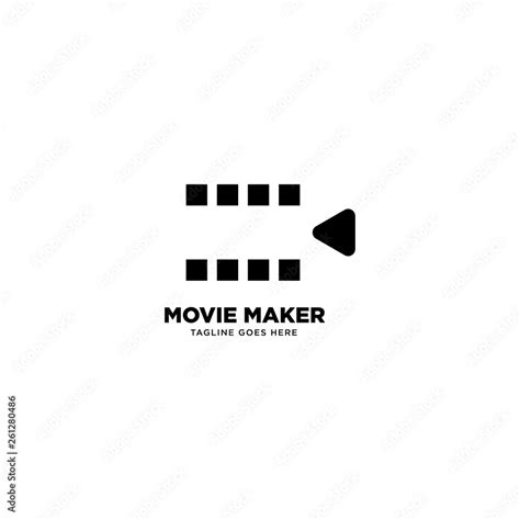 Movie Maker logo template, vector illustration icon element - Vector ...