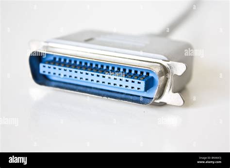 parallel port printer cable Stock Photo - Alamy