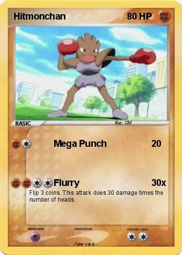 Pokémon Hitmonchan 28 28 - Mega Punch - My Pokemon Card