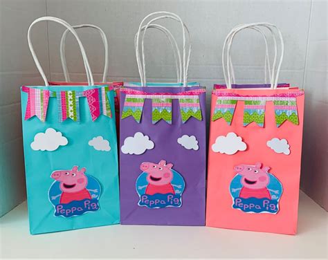 Peppa Pig Birthday Decorations, Peppa Pig Birthday Party, Birthday Bag, Birthday Favors ...