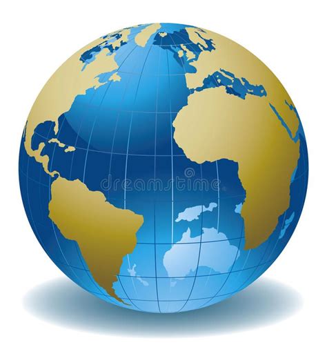 Globe of the world. Abstract vector illustration , #spon, #world, # ...