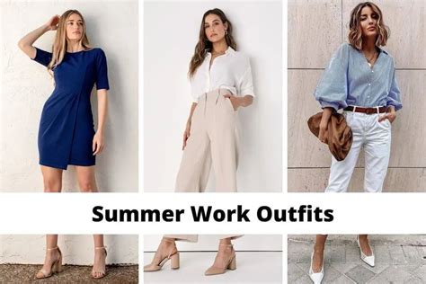 75 Best Summer Work Outfits Ideas 2024 How To Wear Business Casual In The Summer - Marmads