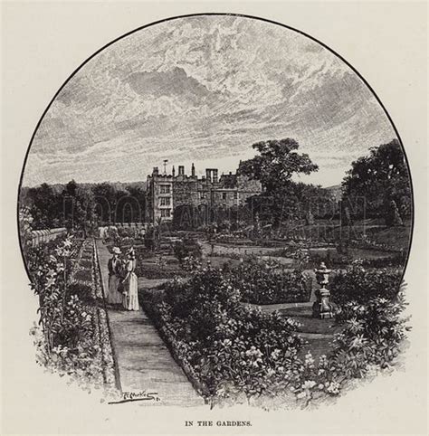 Chillingham Castle, In the Gardens stock image | Look and Learn