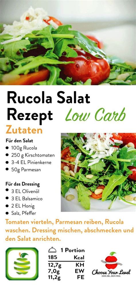 Rucola Salat Rezept | Rezept | Rucola salat, Salat rezepte mit rucola, Rucola salat dressing