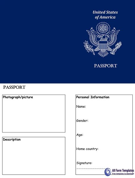 Passport templates – Artofit