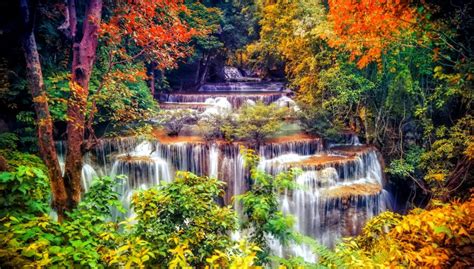 Autumn Waterfalls Wallpapers - Wallpaper Cave