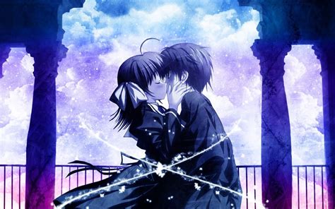 🔥 [50+] Anime Kiss Wallpapers | WallpaperSafari