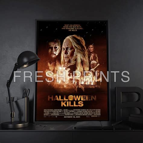 Halloween Kills Movie Poster Print Michael Myers | Etsy