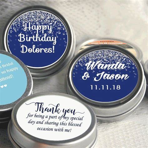 Personalized Mint Tin Favors Wedding Mint Tins Wedding | Etsy | Mint wedding, Personalized mints ...