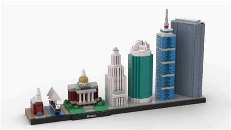 LEGO MOC Boston Skyline by GreatToBeGary | Rebrickable - Build with LEGO