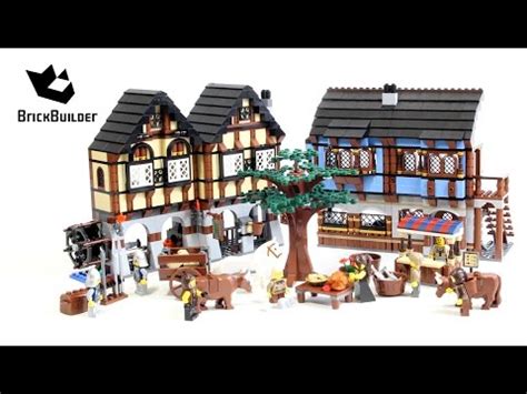 Lego Castle 10193 Medieval Market Village - Lego Speed Build - YouTube