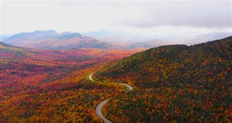 Stunning White Mountain Foliage Drone Video Shows Fall Perfection