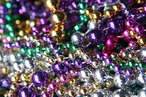 Mardi Gras beads stock image. Image of color, colorful - 49958957