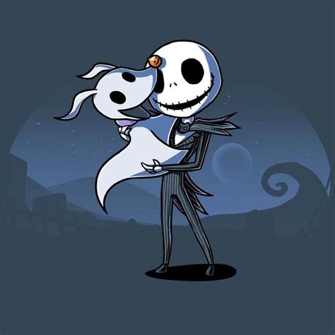 Jack Skellington and Zero Friendship Never Dies T-Shirt | Off… | Nightmare before christmas ...