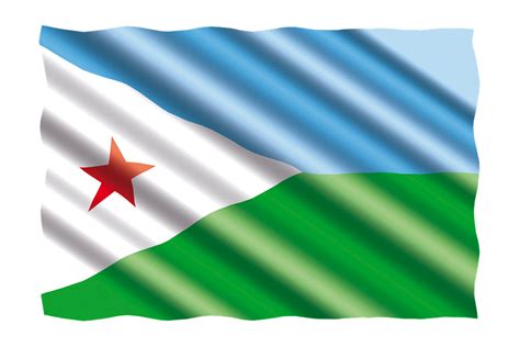 Djibouti Flag Free PNG - PNG Play