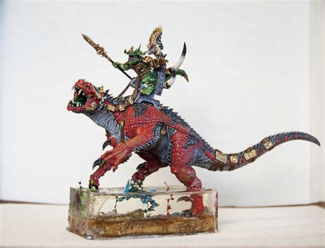 Warhammer Fantasy Lizardmen Carnosaur | Lizardmen warhammer, Fantasy ...