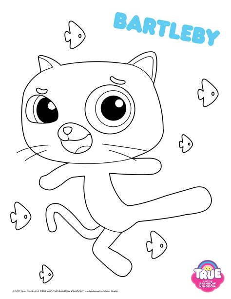 15 Free Printable True And The Rainbow Kingdom Coloring Pages